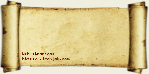 Jana Strinić vizit kartica